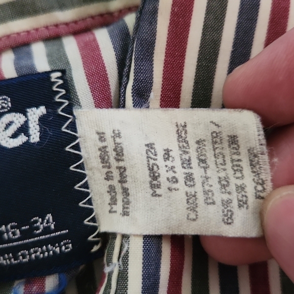 WRANGLER Multicolor Stripes Button-Up Dress Shirt - Picture 5 of 7